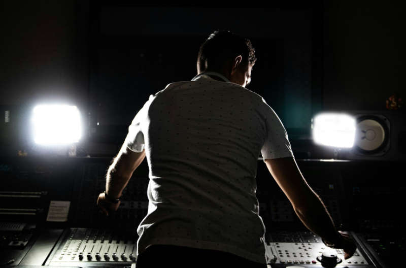 DJ-Hintergrund DJ